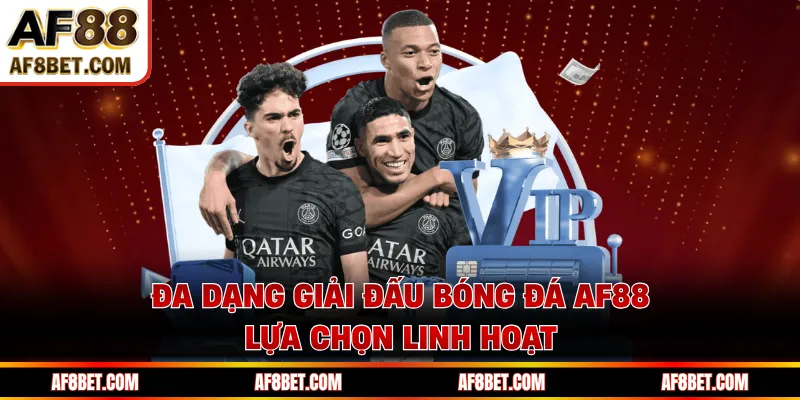 Đa dạng giải đấu bóng đá AF88 lựa chọn linh hoạt